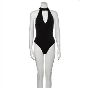 Alice and Olivia size sm/p black body suit- worn once, great condition